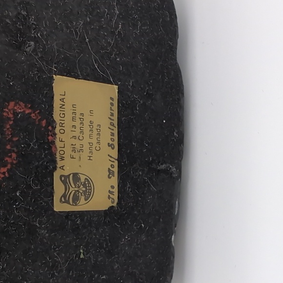 Soapstone Sculpture Inuit Man and Woman in Canoes - A Wolf Original - Picture 9 of 9